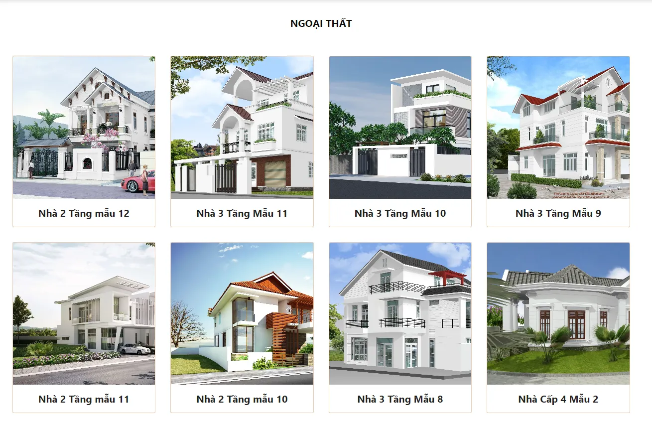 phối màu ngoại thất